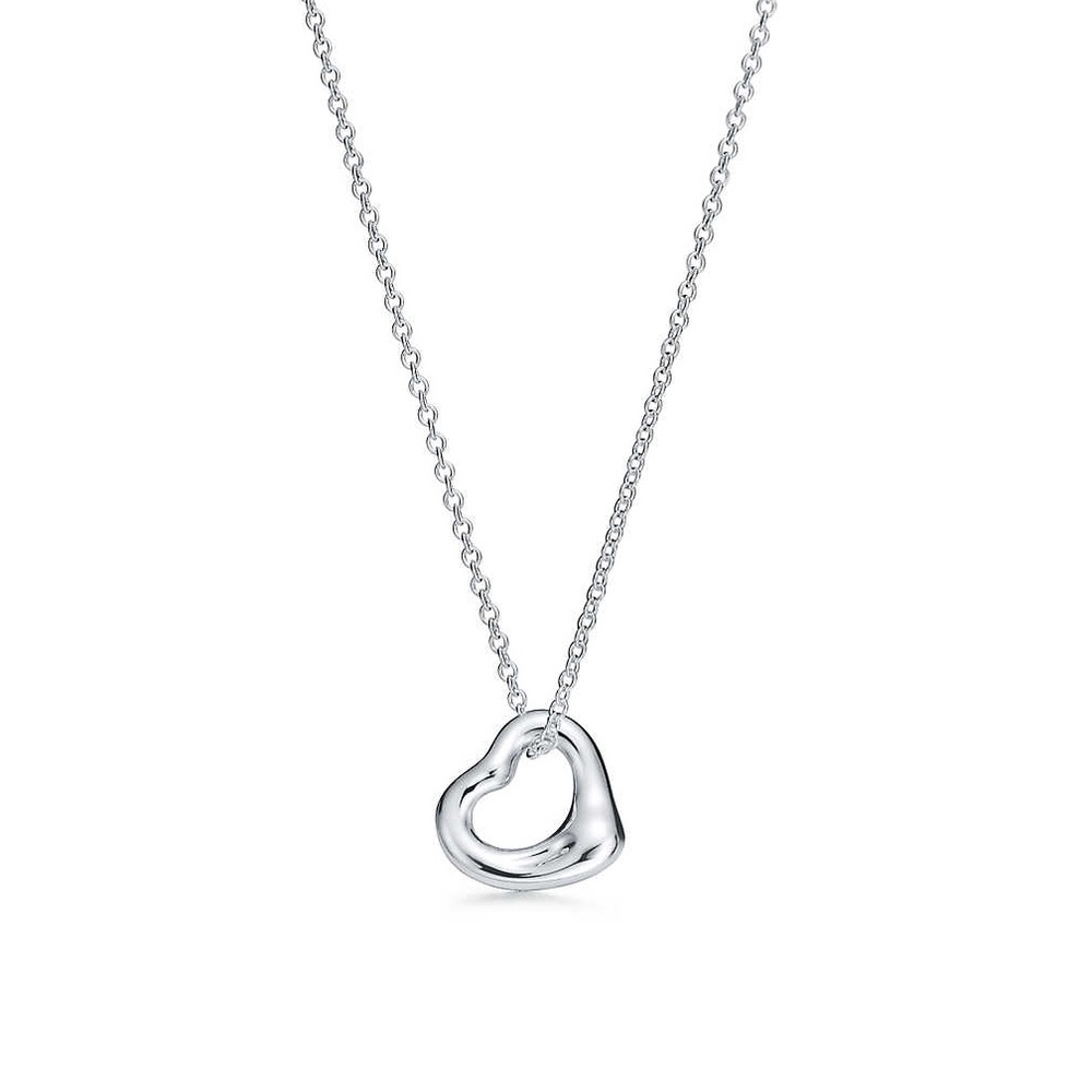 Tiffany & co elsa peretti heart necklace